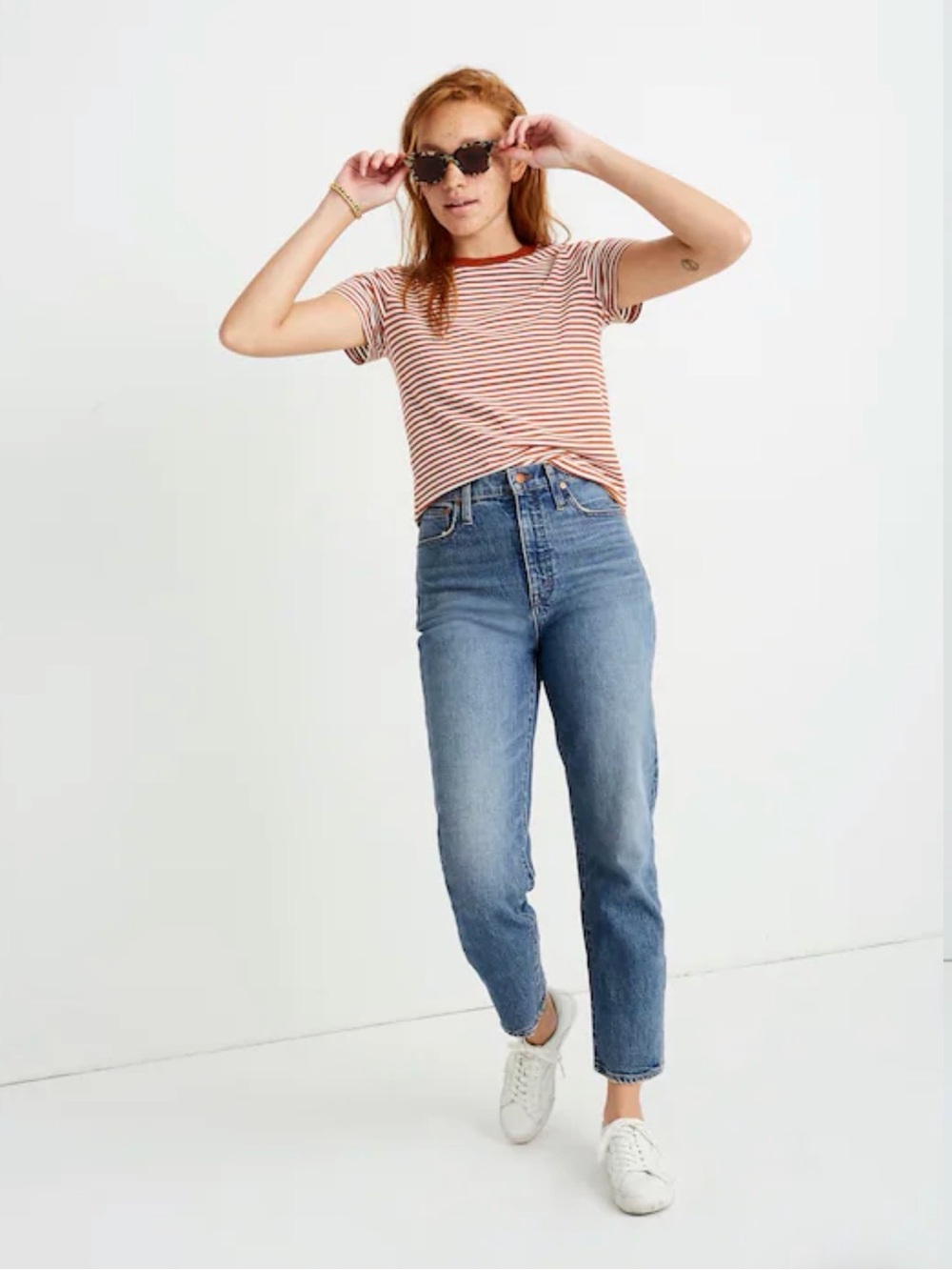 Madewell Classic Straight Jean in Medium Blue